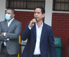 Nova Delegacia de Homicídios e Central de Flagrantes são inauguradas em Maringá. Foto: SESP
