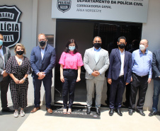 Nova sede da Corregedoria da Polícia Civil de Maringá é inaugurada.Foto: SESP