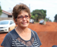 Bernadete Precoma Fachinello, moradora do Jardim Araçá, em Assis Chateaubriand, no Oeste do Estado. 