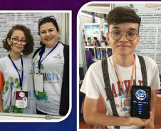 Alunos da Sala de Recursos para estudantes com altas habilidades e superdotação do Colégio Estadual Monteiro Lobato, de Sertanópolis, criaram o Astro Quiz. Premiado em diversas feiras de ciências regionais e nacionais, app está em fase de modernização e a intenção é disponibilizá-lo nas plataformas do App Store em 2022.

Foto: SEED