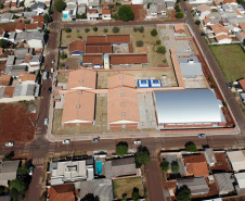 Governador Carlos Massa Ratinho Junior no Colegio Estadual Novo Horizonte, em Campo Mourão.Foto Gilson Abreu/AEN