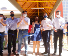 Governador Carlos Massa Ratinho Junior no Colegio Estadual Novo Horizonte em Campo Mourão.Foto Gilson Abreu