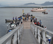 O Projeto Rio Vivo da Secretaria de Desenvolvimento Sustentável e do Turismo (Sedest) foi retomado no sábado (24), em Guaratuba, com o Festival Sul Brasileiro de Pesca. A iniciativa busca a preservação das bacias hidrográficas do Estado com o repovoamento de espécies de peixes nativos e o estímulo do turismo de atividades aquáticas.
Foto; Daniele Iachecen
