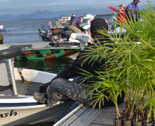 O Projeto Rio Vivo da Secretaria de Desenvolvimento Sustentável e do Turismo (Sedest) foi retomado no sábado (24), em Guaratuba, com o Festival Sul Brasileiro de Pesca. A iniciativa busca a preservação das bacias hidrográficas do Estado com o repovoamento de espécies de peixes nativos e o estímulo do turismo de atividades aquáticas.
Foto; Daniele Iachecen