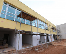 Construcao da Delegacia Cidada de Almirante Tamandare. A delegacia cidadã é um novo modelo de atendimento em delegacias no Paraná, com espaços específicos e reservados para separar vítimas de agressores e possibilidade de auxílio de assistentes sociais e psicólogos, quando necessário. Almirante Tamandare - 02/09/2020 - Foto: Geraldo Bubniak/AEN
