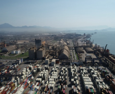 Investimentos públicos e privados ampliam capacidade do Porto de Paranaguá. Foto:Portos do Paraná