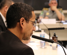 Gestão estratégica contra o crime organizado e investimentos em tecnologia e equipamentos foram abordados nos encontros do secretário nacional da Segurança Pública com representantes do Paraná, Santa Catarina e Rio Grande do Sul.
Foto: SESPGestão estratégica contra o crime organizado e investimentos em tecnologia e equipamentos foram abordados nos encontros do secretário nacional da Segurança Pública com representantes do Paraná, Santa Catarina e Rio Grande do Sul.
Foto: SESP