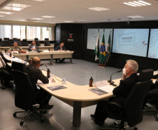 Gestão estratégica contra o crime organizado e investimentos em tecnologia e equipamentos foram abordados nos encontros do secretário nacional da Segurança Pública com representantes do Paraná, Santa Catarina e Rio Grande do Sul.
Foto: SESP