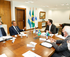 Governador apresenta corredor bioceânico a embaixador da Argentina
Foto: Rodrigo Felix Leal
