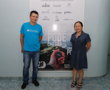 FEITO NO PARANA - Fundaçao Educere  e? uma incubadora de empresas de base tecnológica diferenciada pelo ambiente e network colaborativo em Campo Mourao. Entrevista com Lidia Mizote, coordenadora e Jackson Bisi, Fundador da Vollenz e Presidente executivo da Fundação Educere 08/10/2020 - Foto: Geraldo Bubniak/AEN