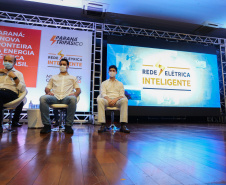 O governador Carlos Massa Ratinho Junior e o presidente da Copel, Daniel Pimentel Slaviero, apresentam nesta quarta-feira (18), em Palotina, no Oeste do Estado, uma chamada pública para a contratação de energia proveniente de autogeradores, na CVale em Palotina.Palotina, 18/11/2020 - Foto: Geraldo Bubniak/AEN