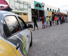 Polícias realizam megaoperação para prevenir e combater o crime. Foto: SESP