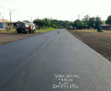 Rodovia do sudoeste recebe melhorias em trecho de 25,8 quilômetros.PRC-158. Foto:DER