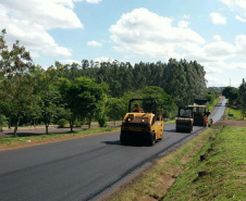 Rodovia do sudoeste recebe melhorias em trecho de 25,8 quilômetros.PRC-158. Foto:DER