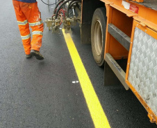 Rodovia do sudoeste recebe melhorias em trecho de 25,8 quilômetros.PRC-158. Foto:DER