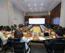 2ª Missão da Organização para a Cooperação e Desenvolvimento Econômico (OCDE), referente ao Programa: A Territorial Approach to the SDGs - a Role of Cities and Regions to Leave no One Behind. Curitiba - 02/12/2020. Foto: Geraldo Bubniak/AEN