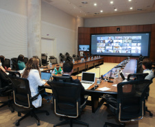 2ª Missão da Organização para a Cooperação e Desenvolvimento Econômico (OCDE), referente ao Programa: A Territorial Approach to the SDGs - a Role of Cities and Regions to Leave no One Behind. Curitiba - 02/12/2020. Foto: Geraldo Bubniak/AEN