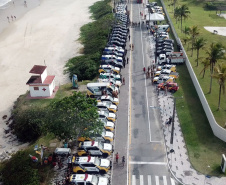 Segunda etapa da Operação Sinergia tem mais de 4 mil policiais nas ruas para combater crimes e fiscalizar o cumprimento do decreto do estado
. Foto:SESP