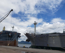 Exportações puxam o aumento de 9% na movimentação dos portos . Foto:Cesar Teixeira