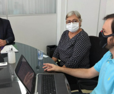 O Laboratório de Curitiba – Lacut, do Instituto de Pesos e Medidas do Paraná (Ipem-PR), recebeu a Equipe Avaliadora de Laboratórios de Calibração do Instituto Nacional de Metrologia, Qualidade e Tecnologia – Inmetro, entre segunda e quarta-feira (7 a 9). Os profissionais vieram para a renovação do Certificado de Acreditação emitido pela Coordenação Geral de Acreditação do Inmetro. Foto: IPEM