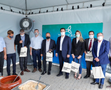 O governador Carlos Massa Ratinho Junior visitou nesta quinta-feira (10), ao lado do ministro do Desenvolvimento Regional, Rogério Marinho, a sede da construtora Tecverde, em Araucária, na Região Metropolitana de Curitiba (RMC). A empresa paranaense, fundada em 2009, é especialista no uso de uma tecnologia de origem alemã, baseada no uso da madeira, que pode acelerar a construção de casas populares.