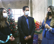 Mais de 1,5 mil brinquedos arrecadados pela Segurança Pública são entregues ao projeto Natal Voluntário. Foto:SESP
