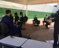 Governo do Paraná inaugura ampliação da Penitenciária de Foz do Iguaçu I, no oeste do estado. Foto:SESP