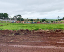 Com pouco mais de 11 mil habitantes, o município de Ventania, nos Campos Gerais, irá receber 84 novas unidades habitacionais. O investimento será de R$ 6,5 milhões do Governo do Estado, por meio do programa Casa Fácil Paraná, e a obra será executada pela construtora Esquadra, contratada via licitação pela Cohapar, que irá fiscalizar o cronograma do empreendimento. (Foto: Ary Ribeiro / Cohapar)