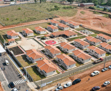 Conjunto contará com 40 moradias adaptadas, ambulatório, academia ao ar livre, biblioteca, sala de informática, salão de festas, horta comunitária e quiosques de jogos. Podem participar da seleção pessoas acima de 60 anos, sozinhas ou em casal, com renda de um a seis salários mínimos. (Foto: ALESSANDRO VIEIRA / AEN