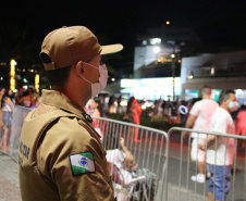 Com reforço policial e medidas sanitárias, Litoral registra menos ocorrências na passagem do ano
. Foto:SESP