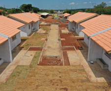 Condomínio do Idoso de Foz do Iguaçu tem 80% das obras executadas. Foto: Alessandro Vieira/AEN