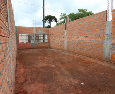 Obra do Centro Integrado de Saude em Quatro Barras. 05/01/2021 - Foto: Geraldo Bubniak/AEN