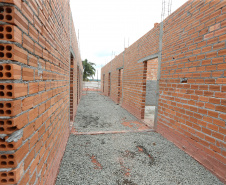 Obra do Centro Integrado de Saude em Quatro Barras. 05/01/2021 - Foto: Geraldo Bubniak/AEN