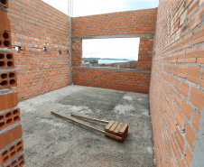 Obra do Centro Integrado de Saude em Quatro Barras. 05/01/2021 - Foto: Geraldo Bubniak/AEN