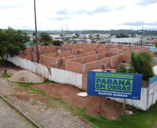 Obra do Centro Integrado de Saude em Quatro Barras. 05/01/2021 - Foto: Geraldo Bubniak/AEN