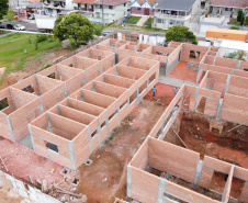 Obra do Centro Integrado de Saude em Quatro Barras. 05/01/2021 - Foto: Geraldo Bubniak/AEN