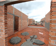 Obra do Centro Integrado de Saude em Quatro Barras. 05/01/2021 - Foto: Geraldo Bubniak/AEN