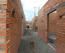 Obra do Centro Integrado de Saude em Quatro Barras. 05/01/2021 - Foto: Geraldo Bubniak/AEN
