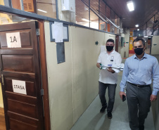 A prova objetiva do PSS (Processo Seletivo Simplificado) transcorreu com tranquilidade neste domingo (10) nos 198 locais de prova, em 30 cidades do Paraná.  -  Curitiba, 10/01/2021  -  Foto: BRUNNO MARCEL BRUGNOLO/ SEED