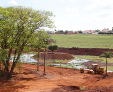 Parque urbano em Andirá. Foto de Gilson Abreu/AEN