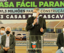 CURITIBA - 13-01-2021 - Governador Carlos Massa Ratinho Junior, lança o programa Casa Fácil Paraná.
