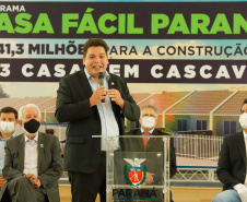 CURITIBA - 13-01-2021 - Governador Carlos Massa Ratinho Junior, lança o programa Casa Fácil Paraná.