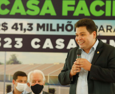 CURITIBA - 13-01-2021 - Governador Carlos Massa Ratinho Junior, lança o programa Casa Fácil Paraná.