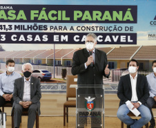 CURITIBA - 13-01-2021 - Governador Carlos Massa Ratinho Junior, lança o programa Casa Fácil Paraná. Foto: Jonathan Campos/AEN