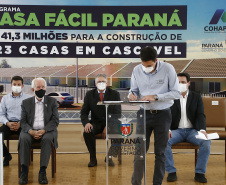 CURITIBA - 13-01-2021 - Governador Carlos Massa Ratinho Junior, lança o programa Casa Fácil Paraná. Foto: Jonathan Campos/AEN