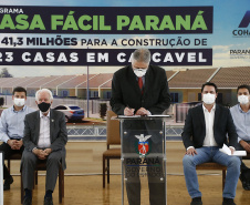CURITIBA - 13-01-2021 - Governador Carlos Massa Ratinho Junior, lança o programa Casa Fácil Paraná. Foto: Jonathan Campos/AEN
