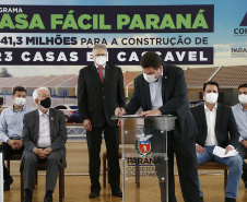 CURITIBA - 13-01-2021 - Governador Carlos Massa Ratinho Junior, lança o programa Casa Fácil Paraná. Foto: Jonathan Campos/AEN