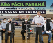 CURITIBA - 13-01-2021 - Governador Carlos Massa Ratinho Junior, lança o programa Casa Fácil Paraná. Foto: Jonathan Campos/AEN
