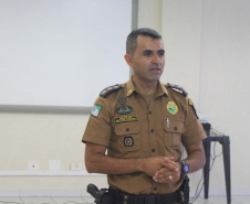 Policiais militares passam por capacitação de ciclopatrulhamento no Litoral
. Foto:PMPR