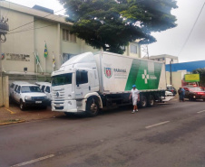 Entrega de insumos é finalizada em 20 regionais de saúde do Estado. Foto:SESA